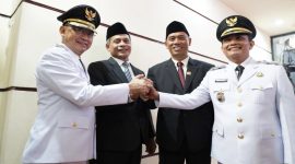 Edi Kamtono-Bahasan usai menjalani pelantikan