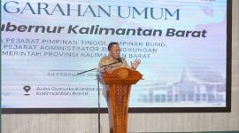 Wakil Gubernur (Wagub), Krisantus menyampaikan arahan 