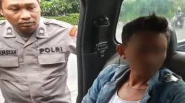 Polisi Tangkap Preman di Indomaret Ayani Pontianak - Foto Polsek Pontianak Selatan