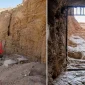 Pintu masuk ke makam Raja Thutmose II di Luxor, Mesir selatan. Otoritas kepurbakalaan Mesir mengatakan telah menemukan makam kuno Raja tersebut. (Foto: via AP)
