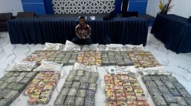 Tim Satuan Tugas (Satgas) NIC Direktorat Tindak Pidana Narkoba (Dittipidnarkoba) Bareskrim Polri bekerja sama dengan Bea Cukai berhasil menggagalkan upaya penyelundupan 192 kilogram sabu di Aceh. Dalam operasi tersebut, seorang kurir berinisial M (36) ditangkap. - Foto Humas Mabes Polri