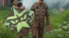 Penertiban Massal Oleh Satpol PP Pontianak,  Layangan dan Gelondongan Diamankan
