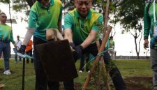 Penanaman Pohon Serentak APEKSI, Taman Surabaya Disulap Jadi Hutan Kota oleh 98 Wali Kota