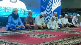  Haol Akbar Habib Amin Bin Muhsin Alhiduan ke 9 di Ponpes Makarim El Akhlak, Sabtu (10/05/2025) malam.