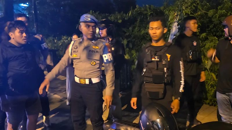 Jalan Ahmad Yani Ricuh! Polisi Turun Tangan Amankan Pelaku - foto Humas Polresta Pontianak