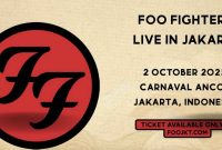 Harga Tiket Foo Fighters Jakarta Mulai Rp 1,7 Juta, Cek Detailnya!