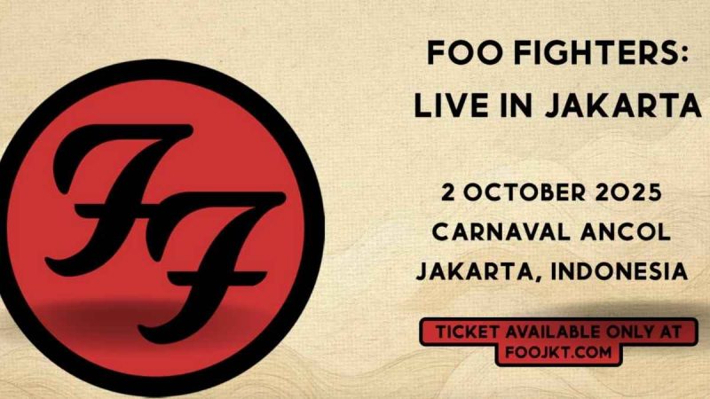 Harga Tiket Foo Fighters Jakarta Mulai Rp 1,7 Juta, Cek Detailnya!