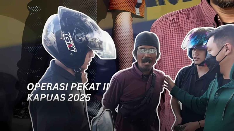 Operasi Pekat Kapuas 2025 Hari Kedua, Sikat Preman di SPBU Kota Baru