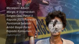 Preman di Indomaret Adi Sucipto Diciduk Polisi, Begini Kronologinya - Foto Humas Polresta Pontianak