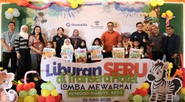 Liburan Ceria! Hotel Transera Pontianak Hadirkan Lomba Mewarnai Anak di Terasky Rooftop
