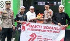 Polresta Pontianak Salurkan 1000 Paket Bansos