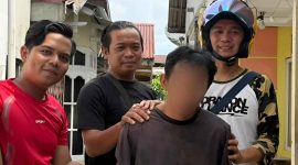 Pelaku Curat di Pontianak Dibekuk Tanpa Perlawanan -foto Humas Polresta Pontianak