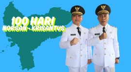 100 Hari Norsan: Beasiswa, Jalan Mulus, dan Bandara Internasional