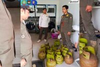 Kegiatan Penertiban tempat usaha yang masih menggunakan gas 3kg/gas melon bersama Kasi Trantib dan Staff Kecamatan Pontianak Tenggara Serta Anggota Pertamina. - foto Satpol PP Pontianak