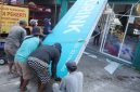 Bangunan Kafe Tanpa Izin di Pontianak Dibongkar Paksa Satpol PP - Courtesy Kalbaronline.com