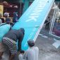 Bangunan Kafe Tanpa Izin di Pontianak Dibongkar Paksa Satpol PP - Courtesy Kalbaronline.com