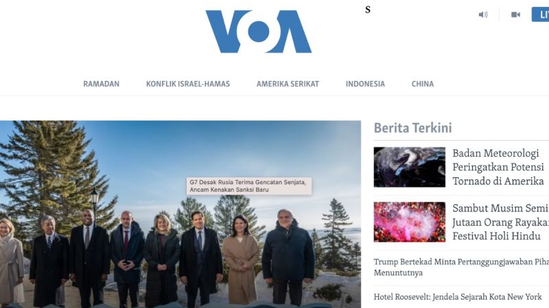 Trump Resmi Bubarkan Voice of America