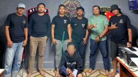 Tim Resmob Macan Raya Satuan Reserse Kriminal Polres Kubu Raya berhasil mengungkap kasus pencurian rumah yang terjadi di Komplek Villa Kharisma 2, Desa Kapur, Kecamatan Sungai Raya, Kabupaten Kubu Raya. Pelaku berinisial MR (21) diringkus polisi setelah satu bulan buron. - foto TBNews Kubu Raya