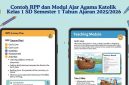 Contoh RPP dan Modul Ajar Agama Katolik Kelas 1 SD Semester 1 Tahun Ajaran 2025/2026