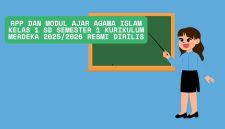 RPP Agama Islam Kelas 1 SD Semester 1 Kurikulum Merdeka 2025/2026 Resmi Dirilis