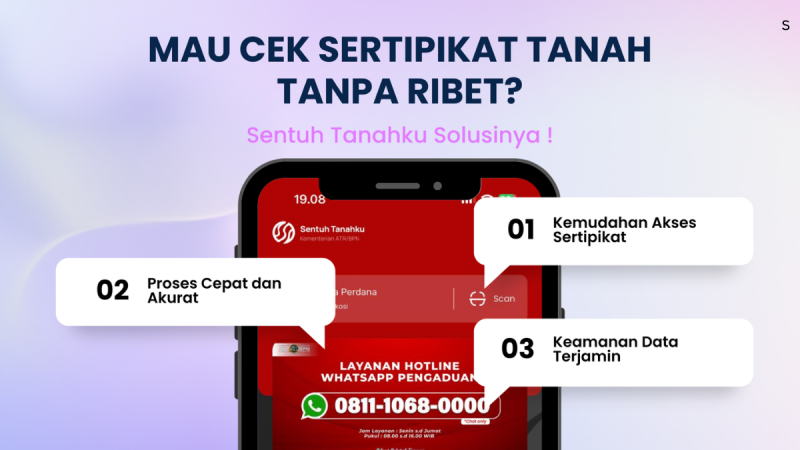 Cara Ajukan Sertifikat Tanah Online Lewat Sentuh Tanahku - foto ATR BPN