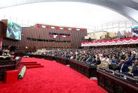 Presiden Prabowo Subianto tiba di Gedung Nusantara MPR/DPR/DPR RI, Jakarta, pada Jumat, 15 Agustus 2025, untuk menyampaikan pidato kenegaraan pertama pada Sidang Tahunan MPR RI dan Sidang Bersama DPR RI dan DPD RI. Foto: BPMI Setpres/Muchlis Jr
