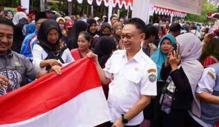 Pasar Murah HUT ke-80 RI di Pontianak