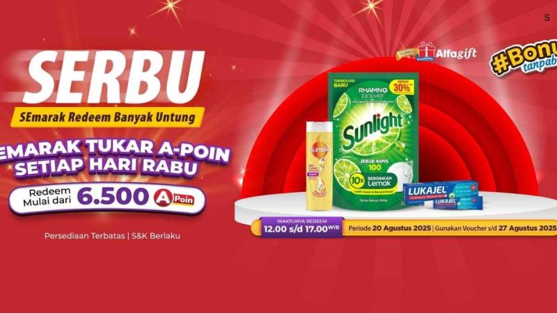 Promo SERBU Alfamart Agustus 2025, Tukar Voucher di Alfamart Terdekat