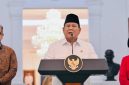 Presiden Prabowo Subianto memberikan keterangannya bersama pimpinan lembaga negara dan ketua umum partai politik di Istana Merdeka, Jakarta, pada Minggu, 31 Agustus 2025. Foto: BPMI Setpres/Laily Rachev
