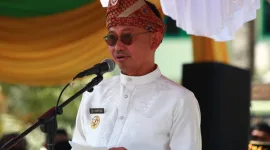 Hari Jadi Pontianak ke-254 tahun ini akan terasa berbeda. Wali Kota Pontianak, Edi Rusdi Kamtono, menegaskan bahwa perayaan ulang tahun kota yang jatuh pada 23 Oktober 2025 itu akan digelar secara sederhana tanpa kemeriahan berlebihan. - foto Wako Edi Kamtono