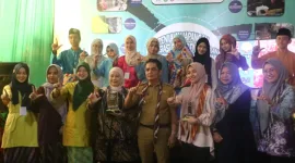 Wakil Wali Kota Pontianak, Bahasan, menyampaikan apresiasinya saat menyambut Tim Penilai Lapangan Apresiasi Penyelenggaraan Perpustakaan Umum Terbaik Tahun 2025. - foto Prokopim Pontianak