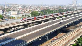 Proyek Kereta Cepat Jakarta–Bandung (Whoosh) merupakan proyek strategis nasional yang diresmikan sebagai simbol kemajuan transportasi Indonesia. - foto Dok