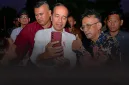 Presiden Joko Widodo meresmikan pembangunan dan perbaikan 27 ruas jalan sepanjang 217 kilometer di Provinsi Nusa Tenggara Timur (NTT) pada Kamis, 1 Oktober 2024 - Foto: BPMI Setpres/Muchlis Jr
