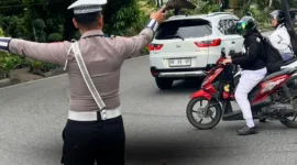 Kapolsek Pontianak Selatan AKP Inayatun, N., S.H. memastikan kegiatan Strong Point pagi ini sesuai dengan instruksi langsung dari Kapolresta Pontianak melalui Surat Perintah resmi. - foto IG Pontianak Selatan