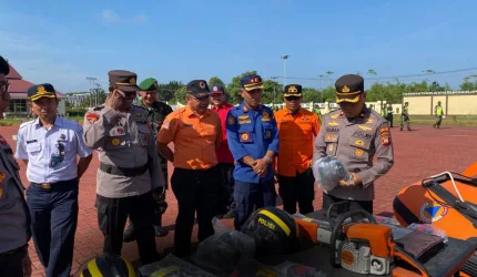 Apel Kesiapan Bencana Polres Kubu Raya