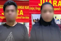 Simak Kronologi penipuan investasi emas Sungai Kakap. Wanita rugi puluhan juta tergiur untung 2,5% harian. Pelaku NN ditangkap Polsek Sungai Kakap. - foto TBNews Polres Kubu Raya