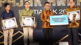 Pajak Award Pontianak 2025 digelar Pemerintah Kota (Pemkot) Pontianak sebagai bentuk penghargaan sekaligus dorongan untuk terus memperkuat kesadaran pajak di masyarakat. - foto Prokopim Pontianak