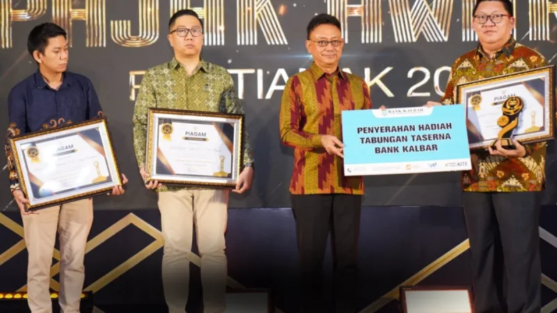 Pajak Award Pontianak 2025 digelar Pemerintah Kota (Pemkot) Pontianak sebagai bentuk penghargaan sekaligus dorongan untuk terus memperkuat kesadaran pajak di masyarakat. - foto Prokopim Pontianak