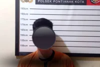 Residivis kembali ditangkap usai mencuri furnitur rumah di Komplek Permata Permai, Pontianak Kota. Pelaku berinisial WS (26 tahun), warga Pontianak Selatan - foto istimewa