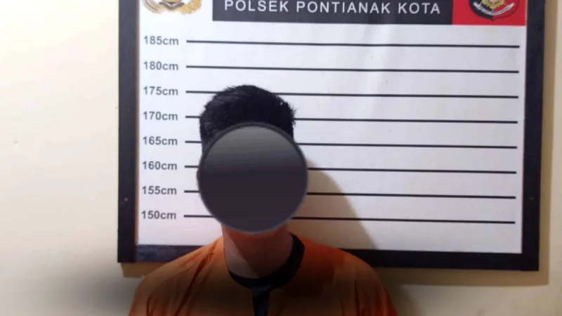 Residivis kembali ditangkap usai mencuri furnitur rumah di Komplek Permata Permai, Pontianak Kota. Pelaku berinisial WS (26 tahun), warga Pontianak Selatan - foto istimewa
